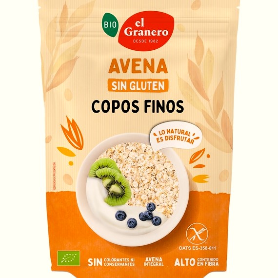 Copos Avena Sin gluten Paquete 500 gr