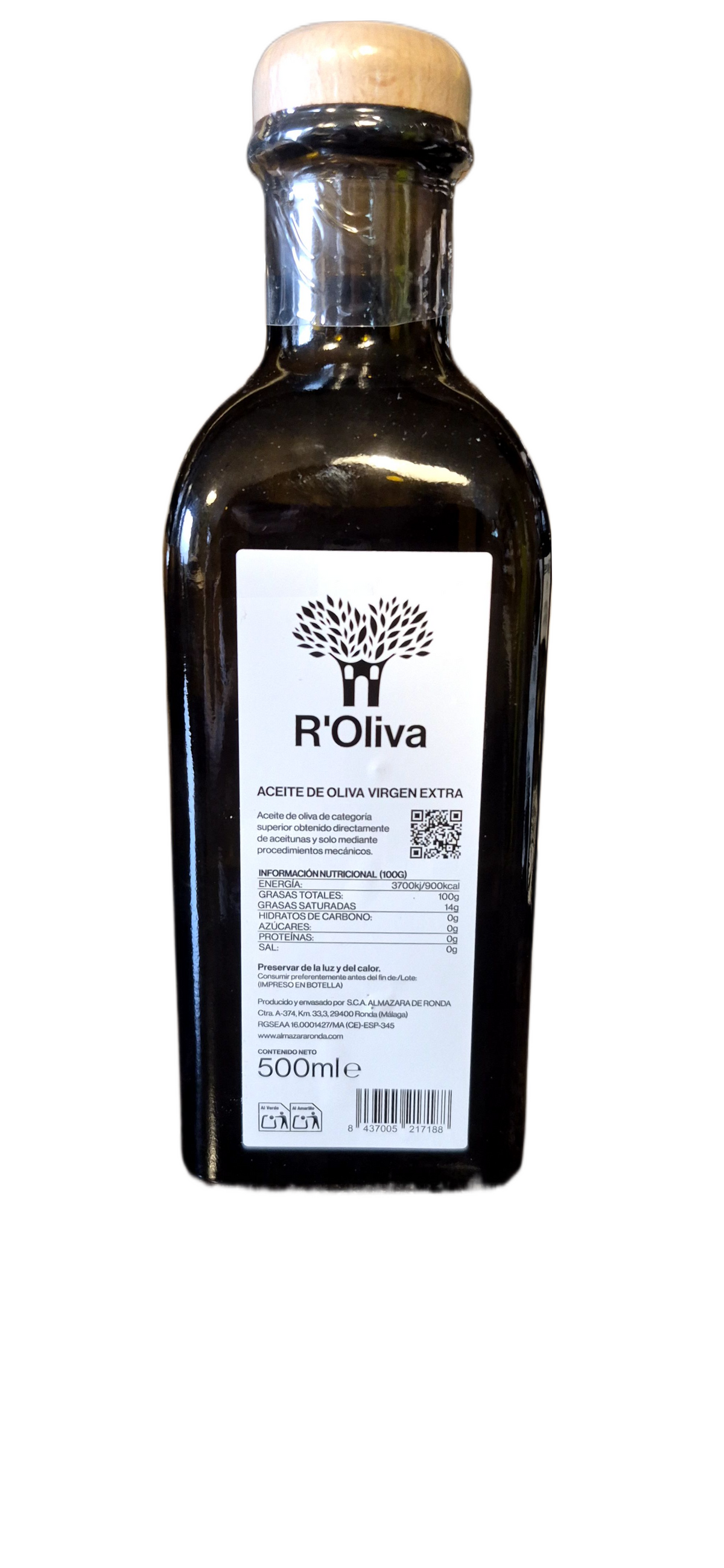 Jarra Cristal Aceite Oliva virgen extra 500 ml