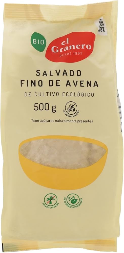 Salvado FIno Avena BIO Paquete 500 gr