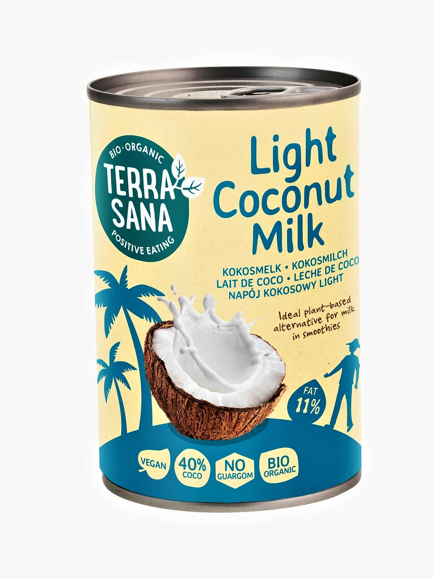 Leche Coco Bio Light Lata 400 ml