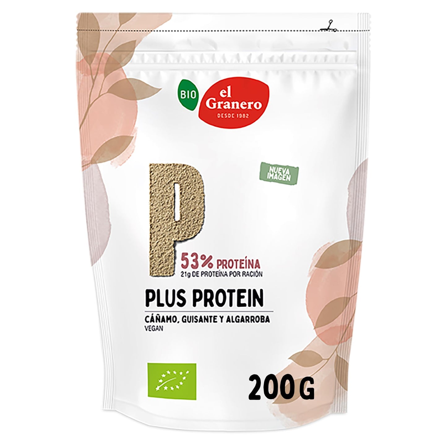 Proteínas Cáñamo Guisante Algarroba Paquete 200 gr