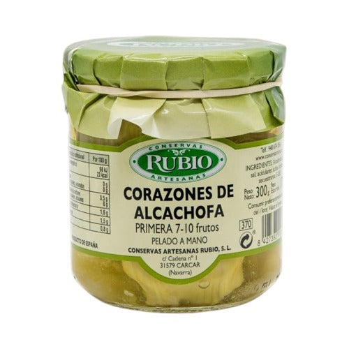 Alcachofas Conserva Bote cristal 300 gr