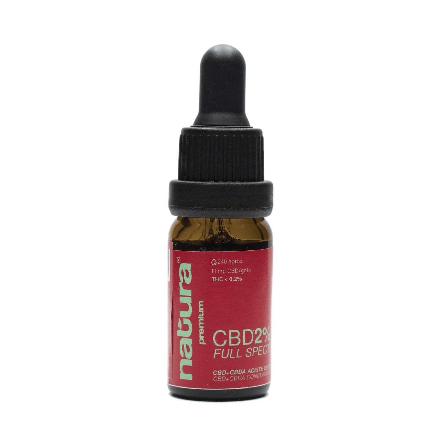 Aceite Cáñamo CBD 2% Ecológico Bote Cristal 10 ml
