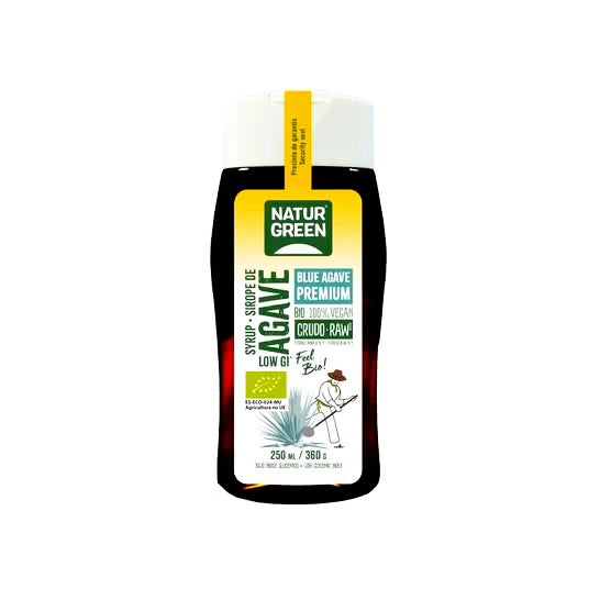 Sirope Ágave Azul Crudo Bote 250 ml