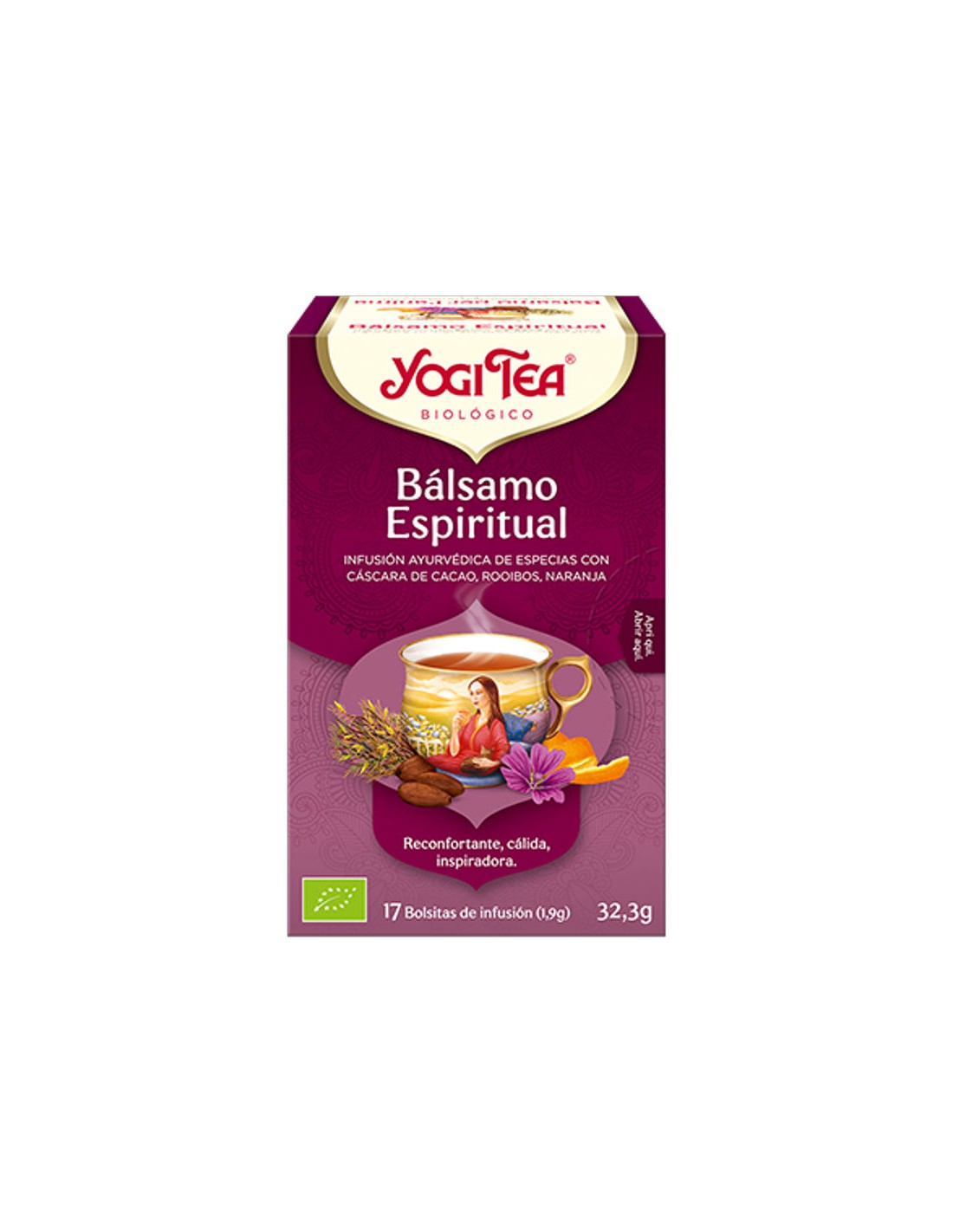 Infusión Bio Ecológica Ayurvédica BÁLSAMO ESPIRITUAL Caja 17 bolsitas