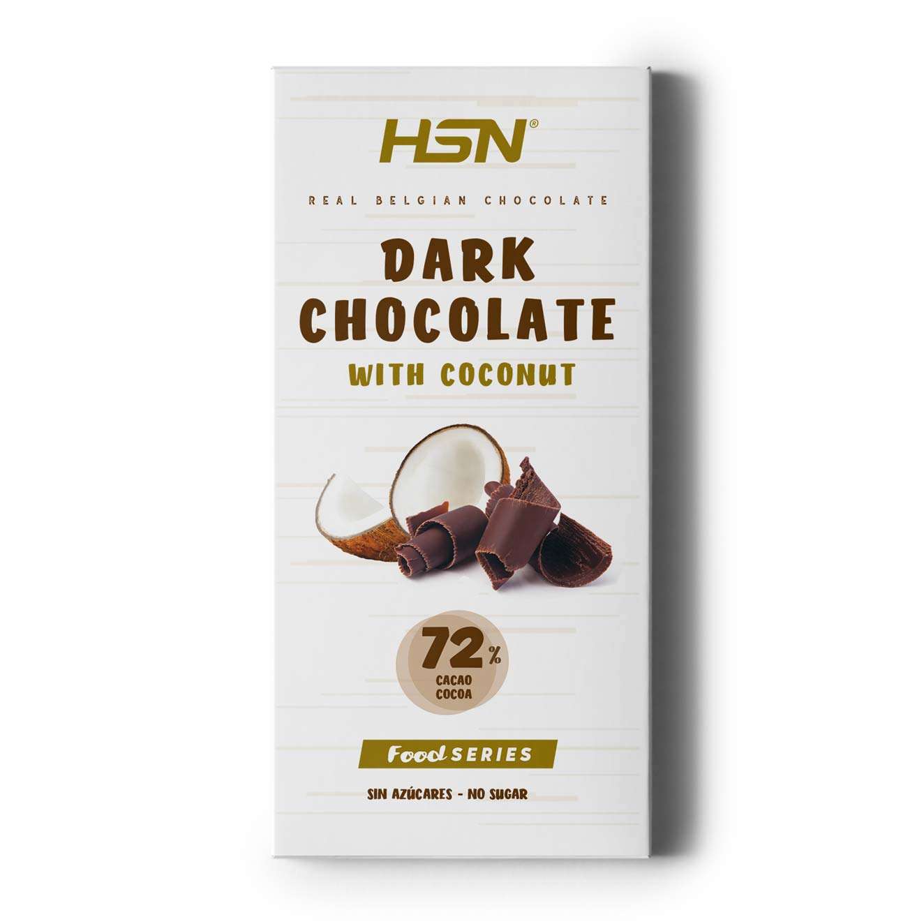 Chocolate Coco SIN AZÚCAR 72% Tableta 100 gr