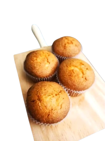 Magdalenas Sin azúcar Sin gluten Bolsa 8 Und