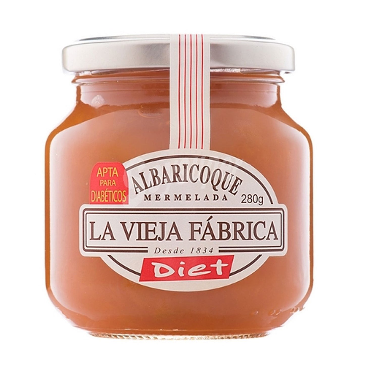 Mermelada Albaricoque SIN AZÚCAR Bote 280 gr