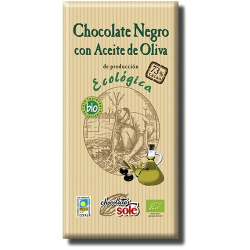 Chocolate negro Ecológico 73% Tableta 100 gr