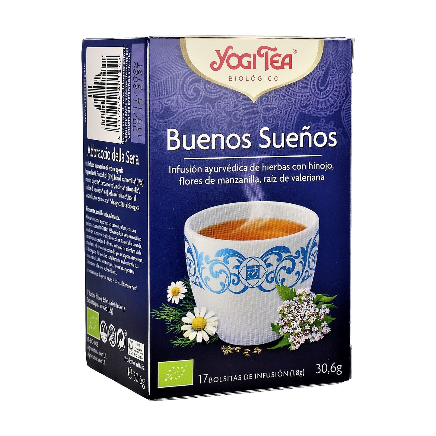 Infusión ayurvédica Ecológica BUENOS SUEÑOS Caja 17 bolsitas