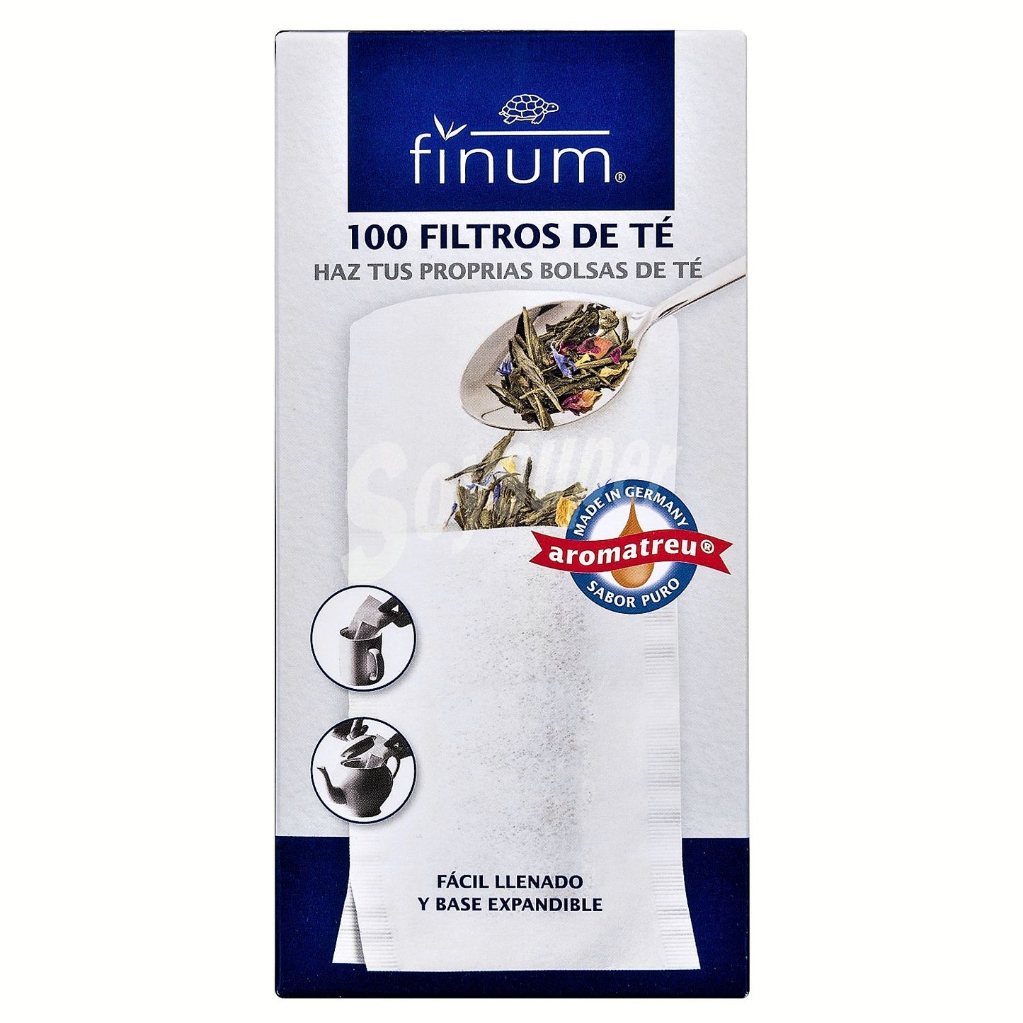 Filtros de té extra finos Caja 100 unidades