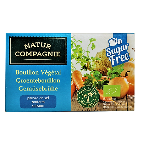 Pastillas de Caldo BAJO EN SAL Verduras Eco Caja 80 gr