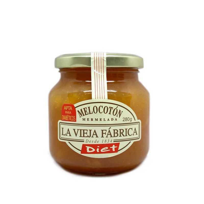 Mermelada SIN AZÚCAR Melocotón Bote cristal 280 gr