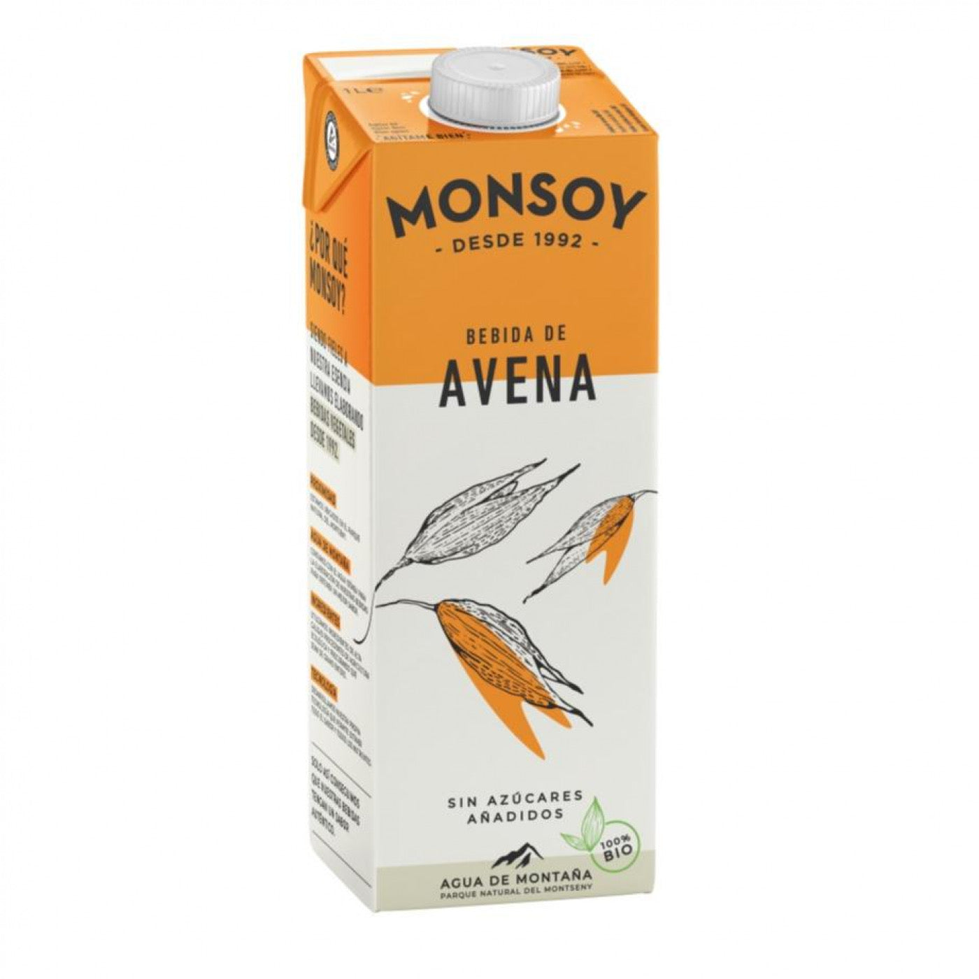 Leche vegetal BIO Avena Brick 1L