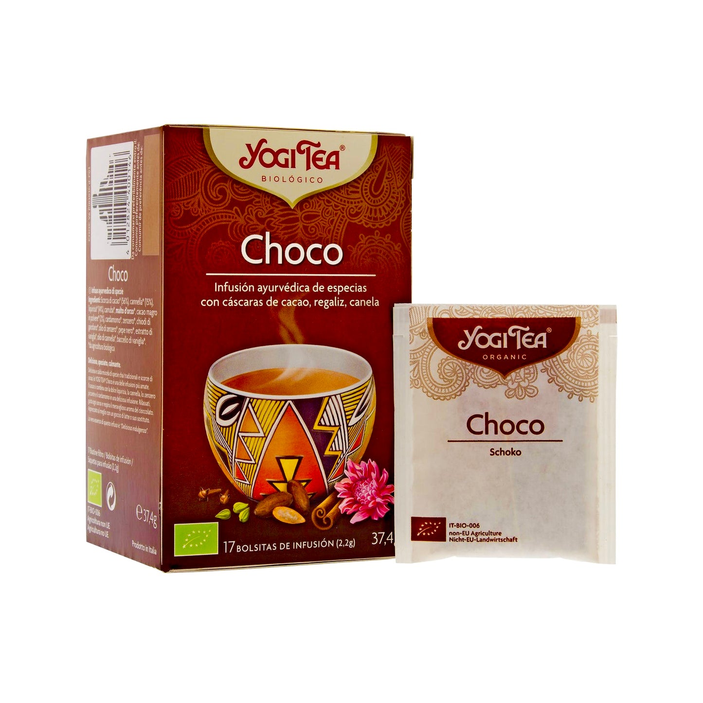 Infusión ecológica ayurvédica CHOCO Caja 17 bolsitas