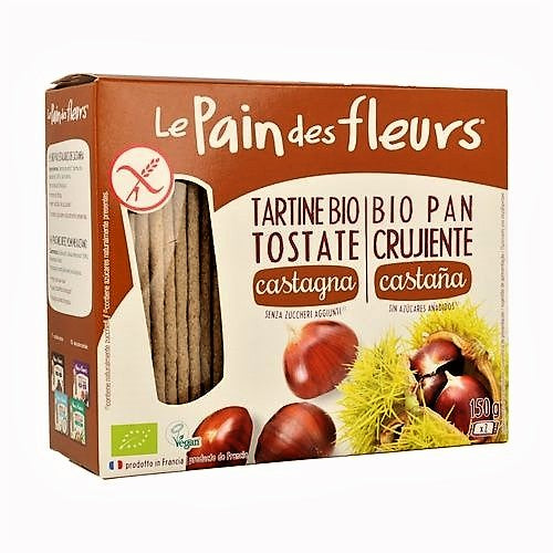 Crackers Bio Castañas Sin azúcar Caja 150 gr