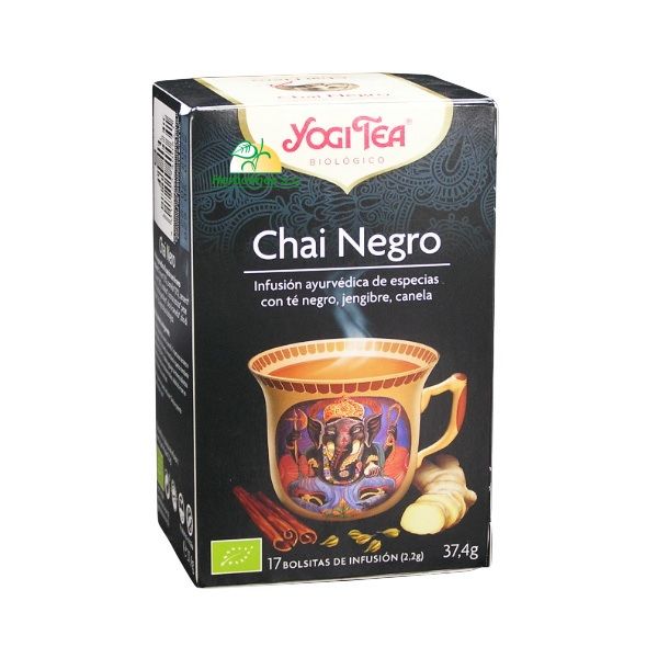 Infusión ayurvédica CHAI NEGRO Caja 17 bolsitas