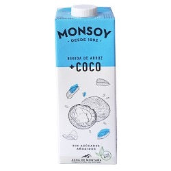 Leche Vegetal arroz y coco Brick 1L