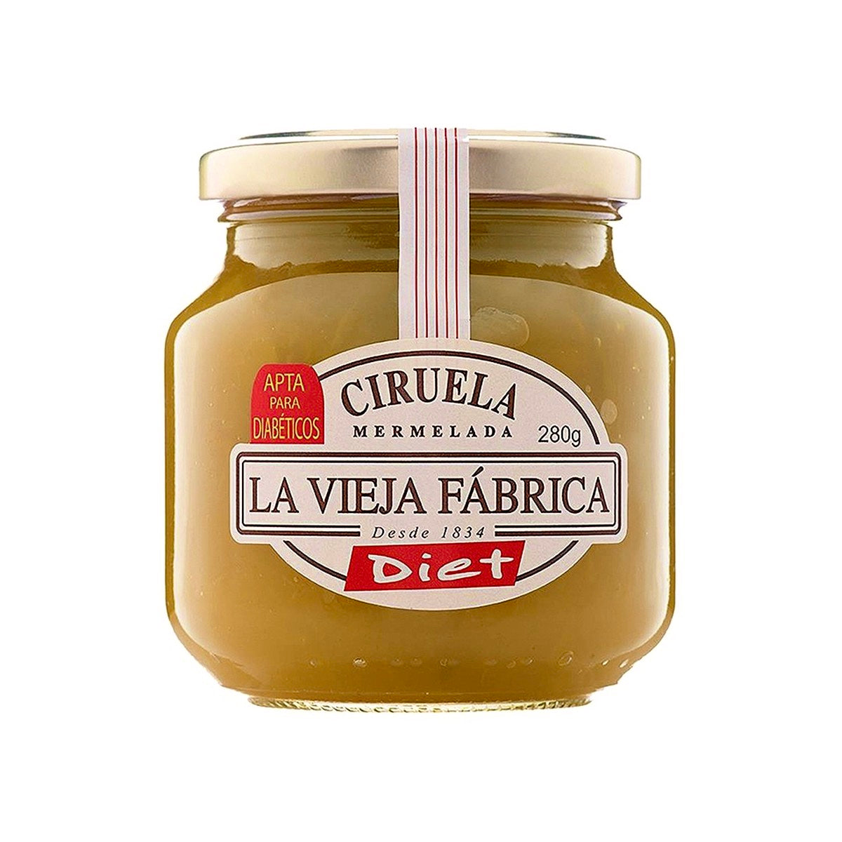 Mermelada SIN AZÚCAR Ciruela Bote cristal 280 gr