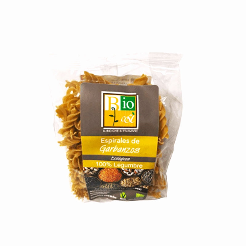 Espirales Bio Garbanzos Paquete 250 gr