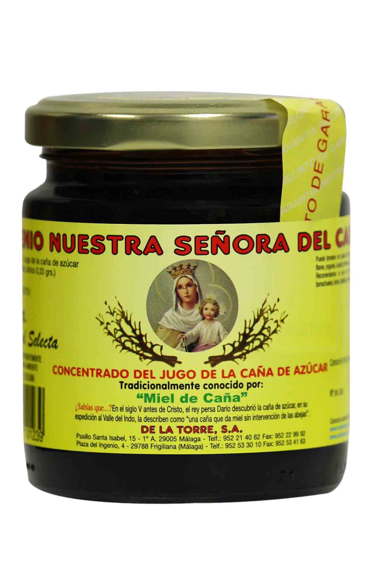Miel de Caña SIN GLUTEN Envase cristal 460 gr