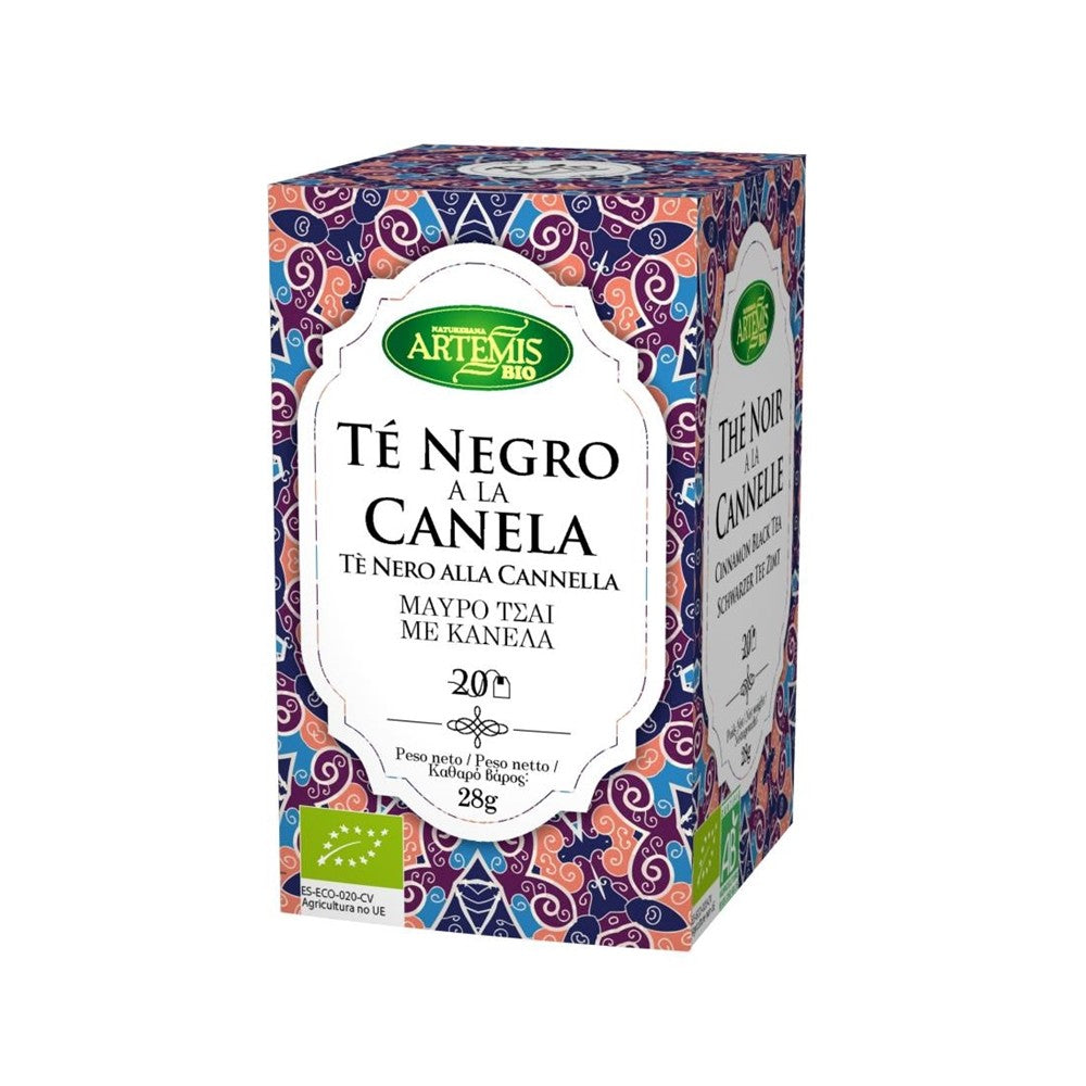 Té Negro Canela BIO Caja 20 Bolsitas 28 gr