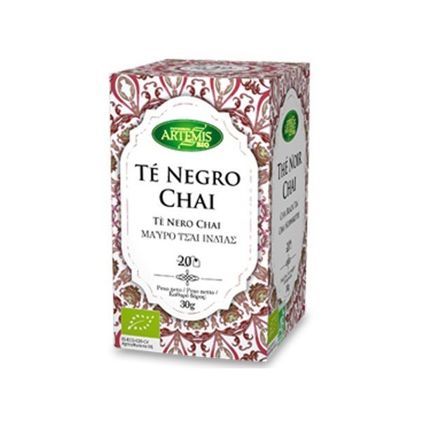 Té Negro Chai BIO Caja 20 Bolsitas 30 gr