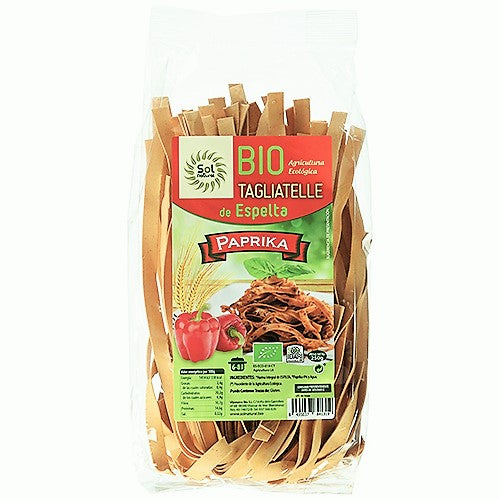 Tagliatelle Espelta BIO Paprika Paquete 250 gr