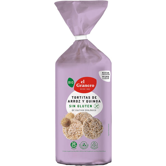 Tortitas Arroz Integral Quinoa Paquete 120 gr