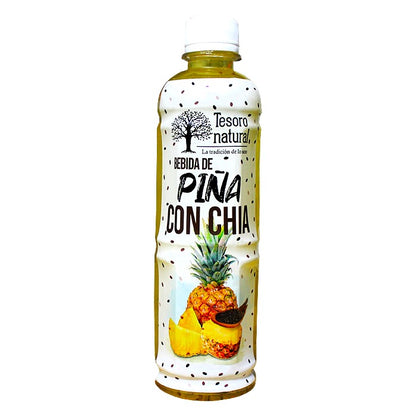 Zumo Piña Chía Botella 450 ml