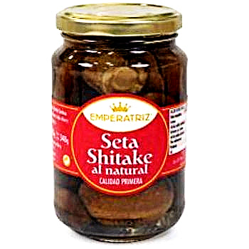 Setas Shiitake Natural  Bote Cristal 340 gr