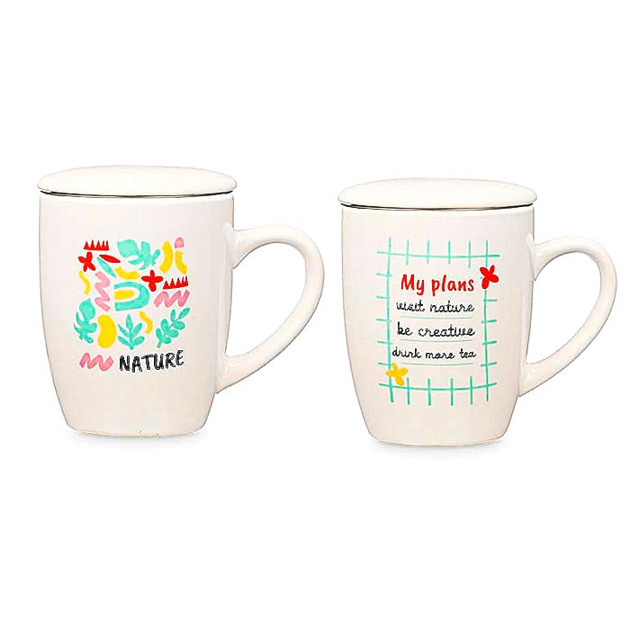 Taza Mug Filtro Cerámica 340 ml