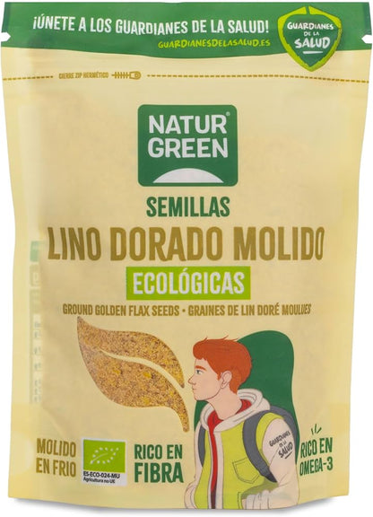 Semillas Lino Dorado Molido Bio Paquete 150 gr