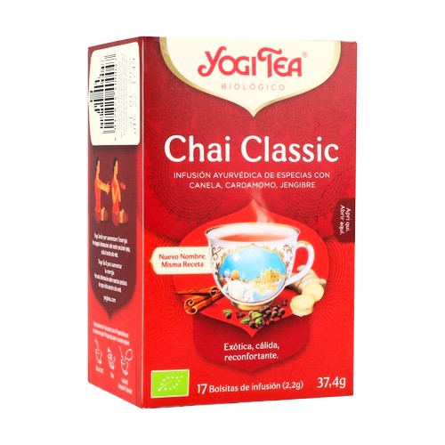 Infusión ecológica ayurvédica CHAI CLÁSICO Caja 17 bolsitas