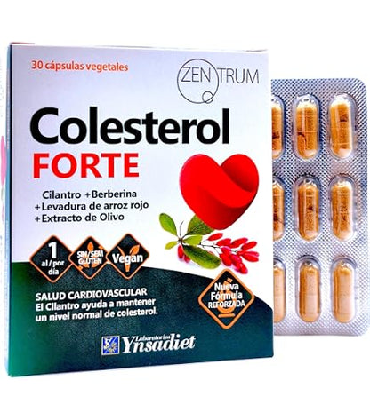 Colesterol FORTE SIN GLUTEN Caja 30 Cápsulas