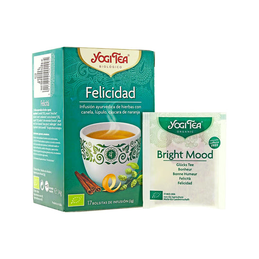 Infusión Ecológica Ayurvédica FELICIDAD  Caja 17 Bolsitas
