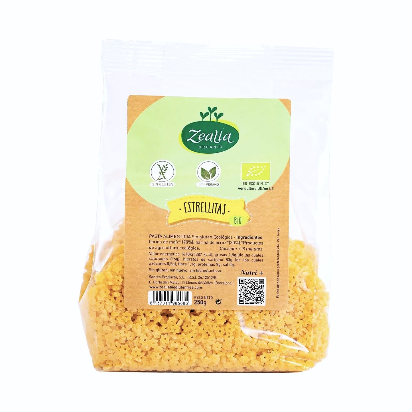 Estrellitas BIO Sin gluten Paquete 250 gr