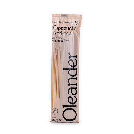 Spaguetis Sin gluten Quinoa Arroz Paquete 250 gr