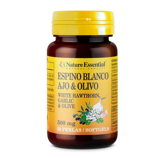 Cápsulas Espino Blanco Ajo Bote 50 Cápsulas