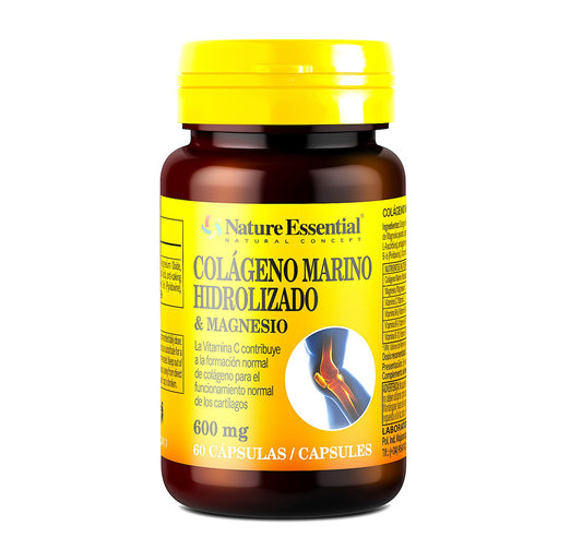 Colágeno Marino Hidrolizado Magnesio Bote 60 cápsulas