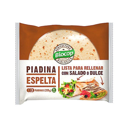 Piadina Wraps Espelta BIO Paquete 3 Und  NO ENVÍO