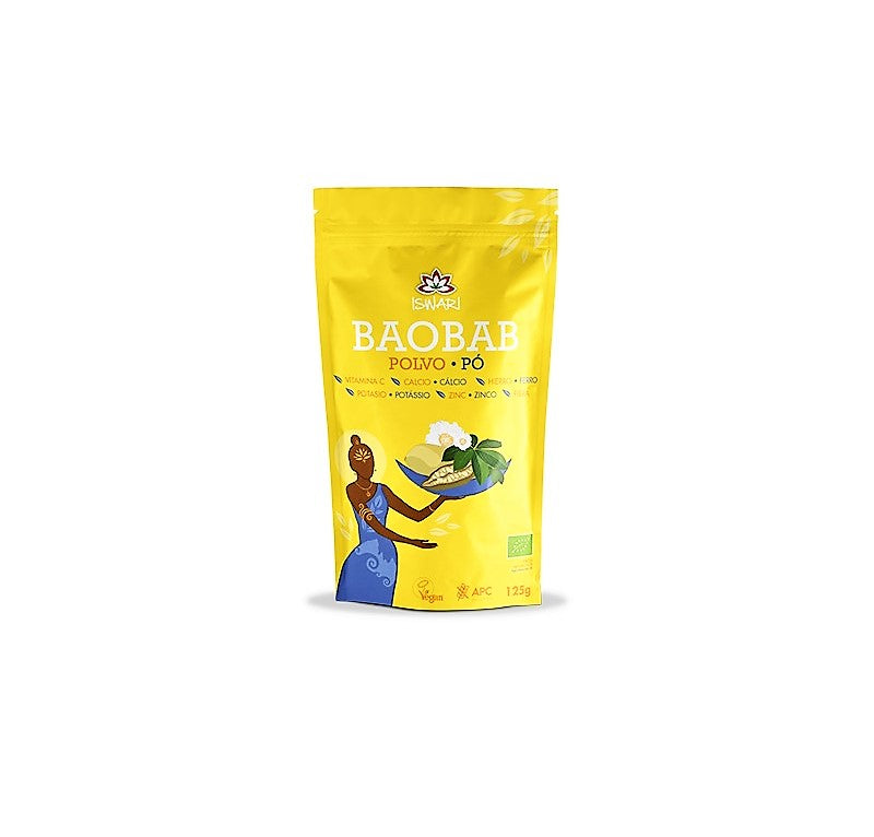 Baobab Polvo Bio Paquete 125 gr