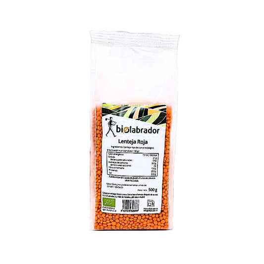 Lentejas Rojas BIO Paquete 500 gr