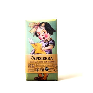 Chocolate artesano CANELA Tableta 115 gr