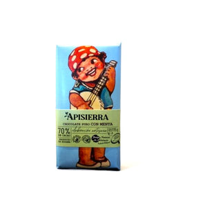 Chocolate artesano MENTA Tableta 115 gr