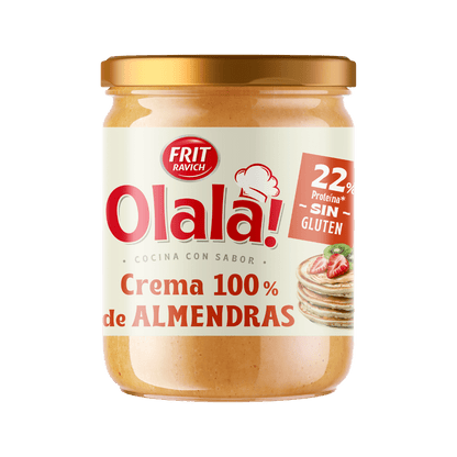 Crema Almendras Bote cristal 200 gramos