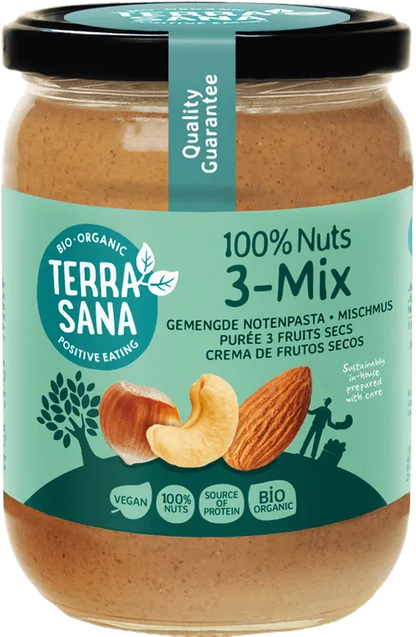 Crema Mix 3 frutos secos Bio Bote cristal 250 gr