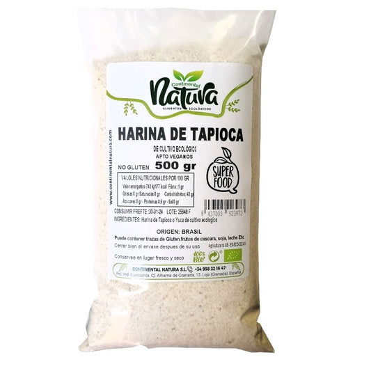 Harina Tapioca Ecológica Paquete 500 gr