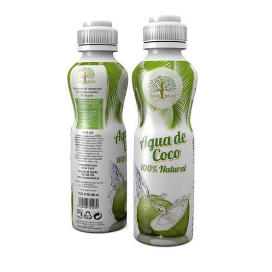 Agua Coco Sin Azúcar Botella 500 ml