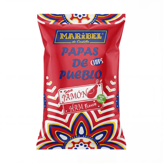 Patatas Fritas Artesanas Jamón Paquete 130 gr